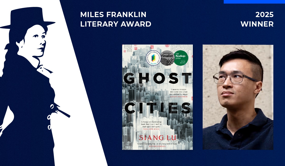 Siang Lu wins 2025 Miles Franklin Literary Award!
